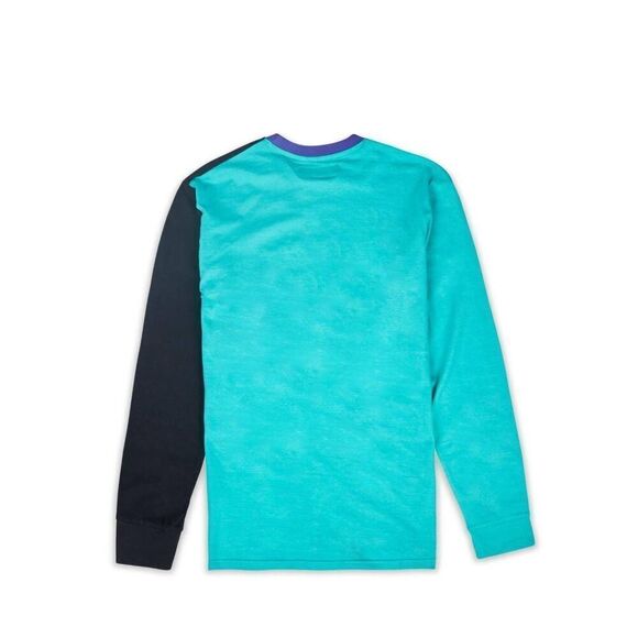 New XL Reason Nolan Color Block Long Sleeve Cotton Streetwear Casual Tee TShirt - Picture 3 of 8